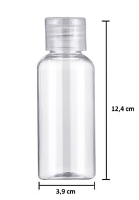 10 db-os Utazó Flakon Szett 100ml - Repülőre, Kézipoggyászba 2