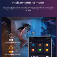 Eregou RGB LED mennyezeti lámpa, 24W, távirányítós, Alexa-kompatibilis 8