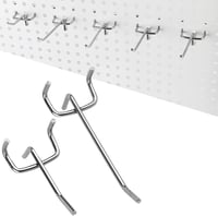 Pegboard Akasztó Szett - 100 db Lyukacsos Falra, 5 és 10 cm-es Méretben 1