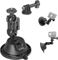 GoPro és DJI kamera rögzítő dupla tapadókorongos autós szélvédőtartó - SMALLRIG 4193 1
