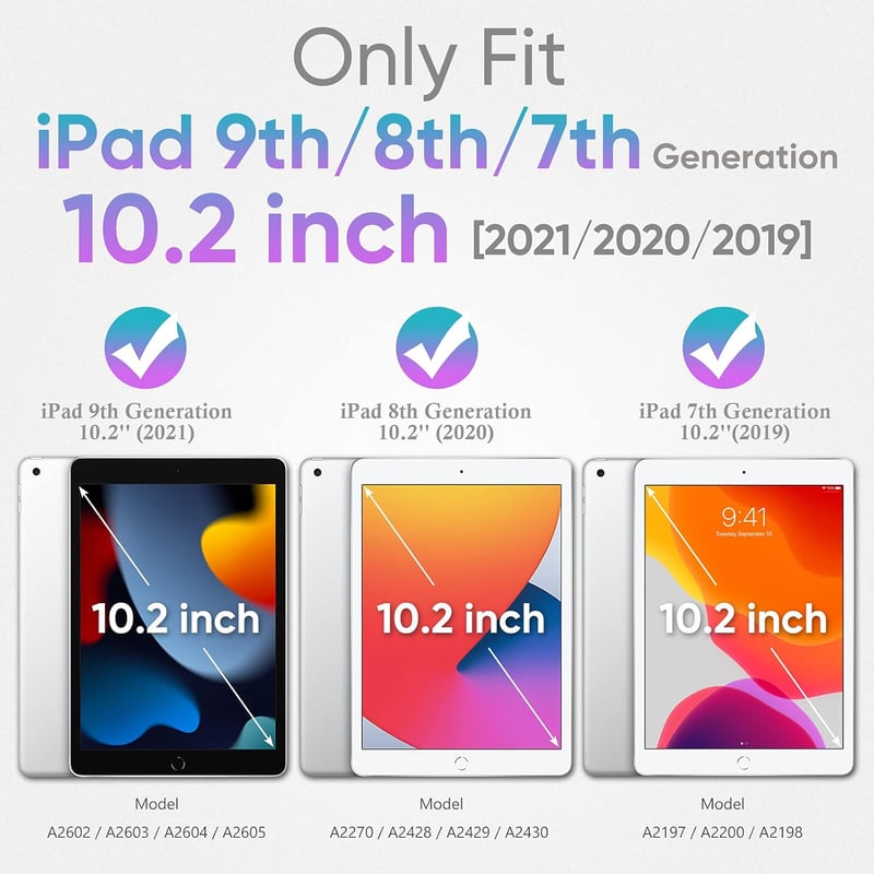SEYMAC iPad 10.2" védőtok, forgatható állvánnyal, zöld - 9./8./7. generációhoz