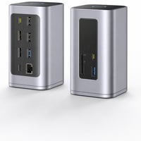 Dokovacia stanica Baseus Nomos Air USB-C 12 v 1, 2x4K HDMI — chybná, na náhradné diely: Nenabíja sa (stav: pozri 2. obrázok) 1