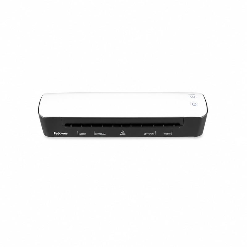 Laminator Fellowes Sola A4, bijeli, 125 mikrona, za fotografije i dokumente — neispravan, za dijelove: ne grije (stanje: vidi 2. sliku)