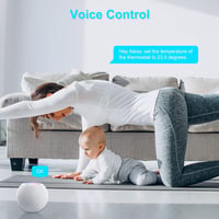 SALCAR okos radiátor termosztát - Alexa és Google kompatibilis, OLED kijelzős, Tuya ZigBee 6