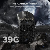 ATTACK SHARK R5 Ultra Szénszálas Vezeték Nélküli Gamer Egér, 39g Ultrakönnyű, 8000Hz Mintavételezés, 42000DPI, Háromféle Csatlakozás, Window 2