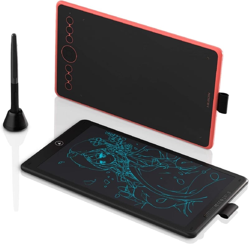 HUION Inspiroy Ink H320M Korallpiros Grafikus és LCD Írótábla, Windows/Mac/Android