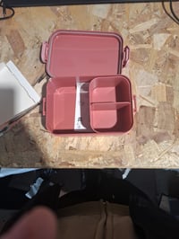 Cutie pentru prânz Mepal Take A Break Midi Bento 900 ml — cutie compartimentată cu capac, fără furculiță pentru gustări (stare: vezi a 2-a imagine) 2