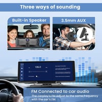 Hikity 9,3" IPS érintős autórádió vezeték nélküli CarPlay-jel, Android Auto, dupla kamera, 64GB TF kártya 7