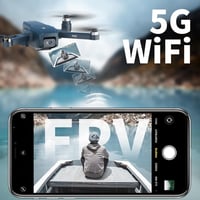 FAKJANK F415 Összecsukható Drón 4K HD Dupla Kamerával, 20 Perces Repülési Idővel, 5GHz WiFi, Kefe Nélküli Motor, 3D Flip Funkcióval Kezdőkne 3