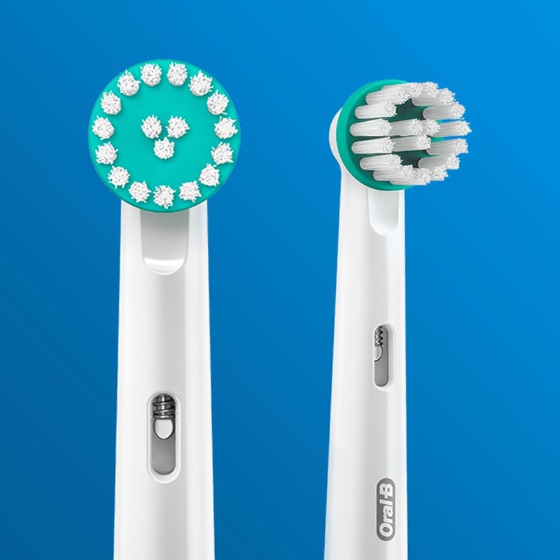 Oral-B Teen elektromos fogkefe, fogszabályzóhoz, Bluetooth-os, fehér