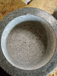 Žulový mažiar Kesper 71501 s tĺčikom, tmavosivý, 0,3 l, Ø 16 x 8,5 cm, 2 kg, použitý 2