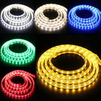XUNATA RGB LED Szalag 2m, IP65 Vízálló, 230V, 60 LED/m, 24 Gombos Távirányítóval - Beltéri/Kültéri Dekoráció Karácsonyra, Partikra 3
