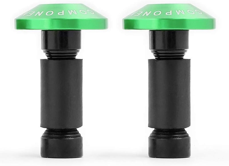 Univerzális zöld motorkerékpár kormányvég súly, 22mm-es kormányra