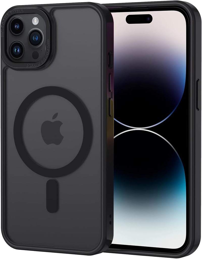 iPhone 11 Pro Max MagSafe kompatibilis matt fekete védőtok - XTCASE