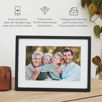 Skylight Frame 10" WiFi Digitális Képkeret - Érintőképernyős, Fotók Küldése E-mailben vagy Applikációval, Felhő Tárhely, Ajándéknak Ideális 6