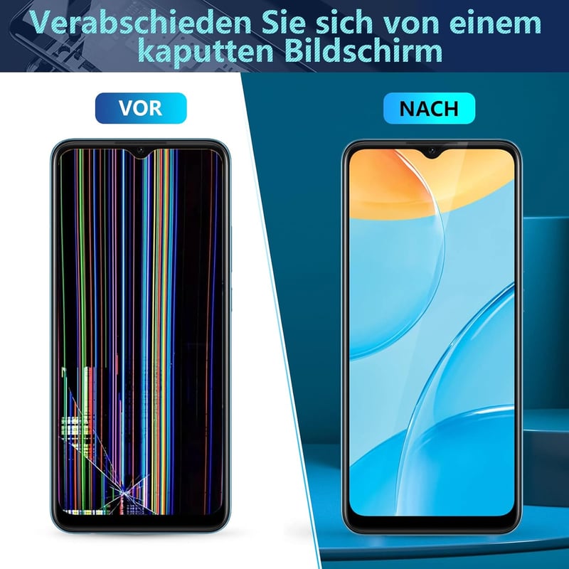 RongZy Oppo A15/A15s LCD Kijelző és Érintőképernyő Csere Szett 6,52 Hüvelykes Fekete Szerelő Eszközökkel CPH2185 CPH2179 Modellekhez