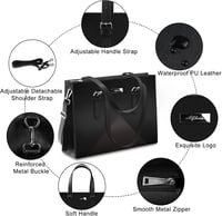 Alfheim 15,6-16 colos női laptop táska MacBook kompatibilis nagy válltáska 3