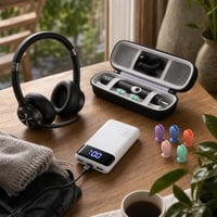Úti zeneélmény: Bluetooth fejhallgató + 20000 mAh power bank + fogkefe tárolódoboz 1
