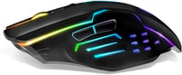 EMPIRE GAMING RF903 Vezeték Nélküli Gaming Egér 2.4GHz Újratölthető RGB LED Háttérvilágítás 4800 DPI PC PS4 PS5 Xbox Fekete 6