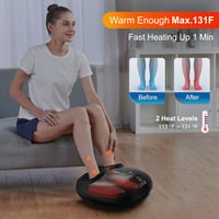 Comfier Elektromos Lábmasszírozó - Shiatsu, Hő, Vibráció, 47-es Méretig 5