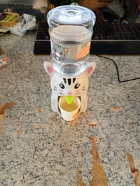 Mini Dozator de Apă Beufee pentru Copii - Fântână de Băut cu Animale Drăguțe pentru Bucătărie de Jucărie și Casă de Păpuși, Model 02 - Produs Resigilat (Outlet) 2