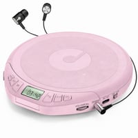 Gueray prijenosni CD player sa slušalicama i AUX kabelom, LCD zaslon — vidljivi tragovi korištenja na gornjem dijelu (stanje: vidi 2. sliku) 1