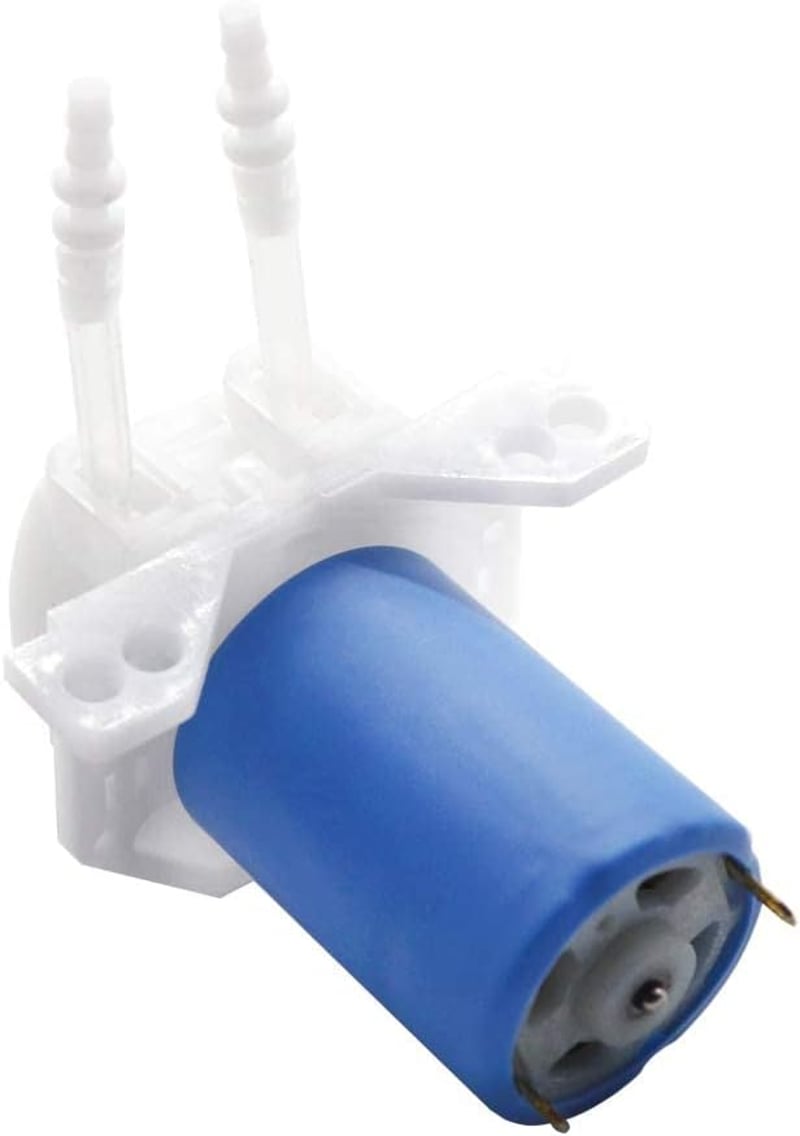 Treedix DC 12V Mini Perisztaltikus Pumpa - Laboratóriumi, Akváriumi és Arduino DIY Adagoló Szivattyú, 100ml/perc Áramlással, Kék
