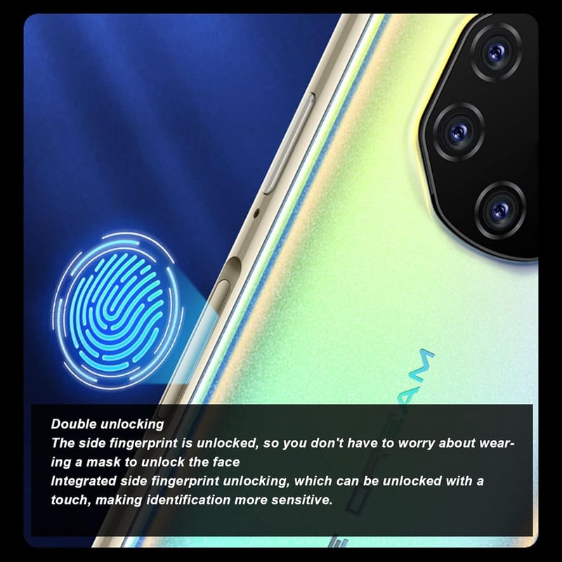 Tonysa 3.5" 4G Okostelefon - Kártyafüggetlen, Dual SIM, 32GB, Android 9.1, Arcfelismerés, Ujjlenyomat-olvasó, Fekete