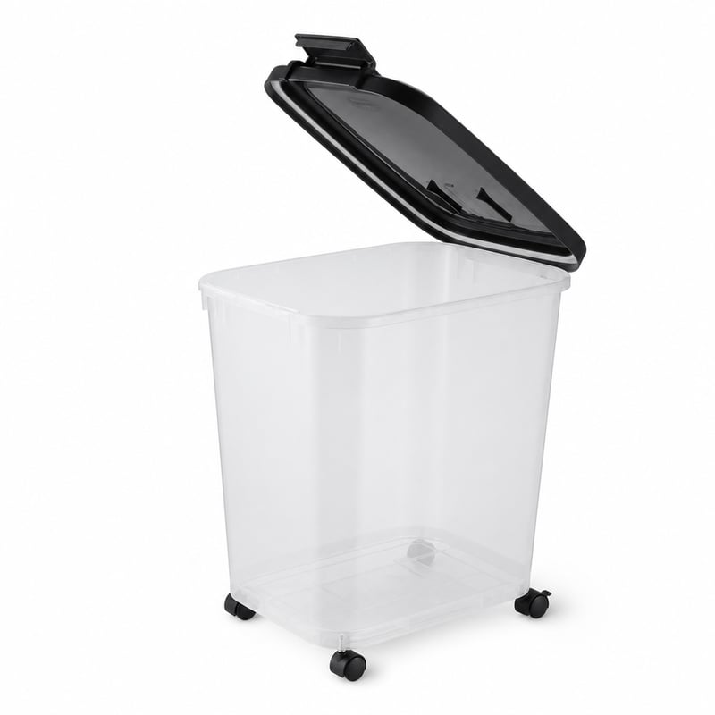 Amazon Basics posuda za pohranu hrane za kućne ljubimce, 15,8 kg, 26,5 — neispravno, za dijelove: Kutija se ne može zatvoriti (stanje: vidi drugu sliku)