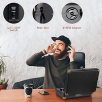 Retrolife 3 sebességes Bluetooth lemezjátszó RCA kimenettel és beépített hangszóróval 5