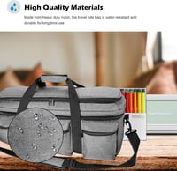 ProCase táska Cricut Maker 3 és Explore 3 plottergépekhez - Szürke, strapabíró hordtáska 5