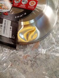 Tefal Virtuoso wok tava od nehrđajućeg čelika 28 cm, bez premaza, prikladna za indukciju i pećnicu — udubljena sa strane (stanje: vidi 2. sliku) 2