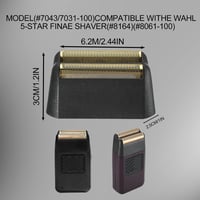 Wahl borotva pótfólia, 4 db, fekete - 5 Sterne Finale sorozathoz, 7031-100 és 7043-100 modellekhez 3