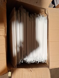 Raft de depozitare cubic C&AHOME, dulap modular DIY cu 16 compartimente, plastic alb lăptos, 122x31x122 cm — elemente de fixare lipsă (stare: vezi a 2-a fotografie) 2