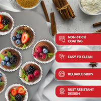 Wilton 12 lyukú szilikon muffinsütő acél kerettel 4
