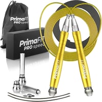 PrimaFIT Pro Speed állítható ugrálókötél - crossfit, boxedzés, fitness, alumínium markolat, tartalék kábellel 1