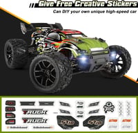 HAIBOXING 1/18 Távirányítós Autó - 36 km/h Sebességű 4WD Terepjáró, 2.4 GHz Vízálló Elektromos RC Versenyautó Minden Terepre 4
