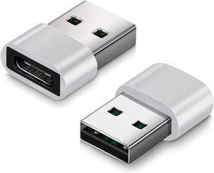 Apple USB-C - USB-A adapter, 2 db, iPhone, iPad, iWatch töltéshez