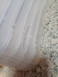 IRIS Ohyama AT-LS set hermetičkih kutija za pohranu 6 kom, 30 L — neispravno, djelomično funkcionalno: svih 6 poklopaca je oštećeno/slomljeno (stanje: vidi 2. sliku) 3