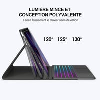 Earto iPad Pro 12.9 Bluetooth billentyűzet, 7 színű háttérvilágítás, érintőpaddal 6
