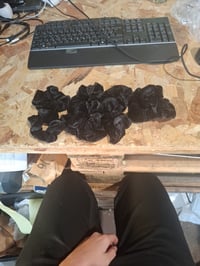 Set de elastice de păr din catifea Kavya pentru femei și fete, negru, 9 bucăți, scrunchie premium moale pentru coadă de cal 4