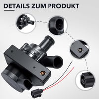 Gedlex 12V-os kiegészítő vízszivattyú VW, Audi, Skoda modellekhez - 1K0965561J 2