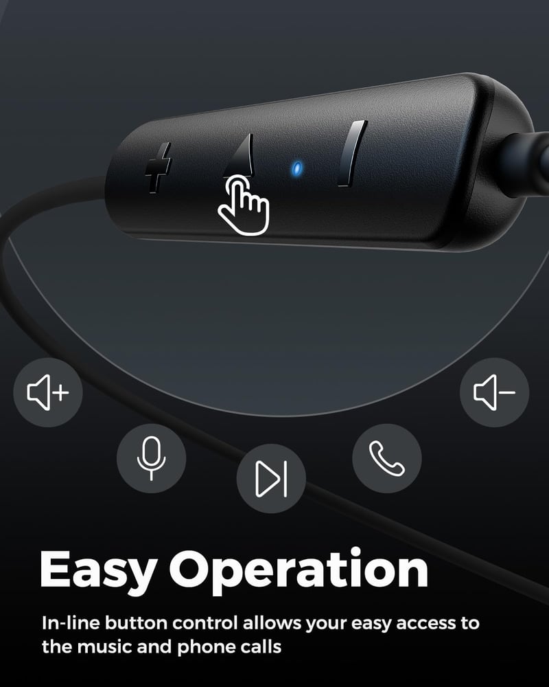 SoundPEATS Q30 HD+ Bluetooth Fülhallgató - Vízálló, Sportos, 12 Órás Üzemidő