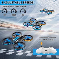 TEEROK T20 Mini Drón Gyerekeknek - RC Quadrocopter 3 Akkumulátorral, Magasságtartással, Fejnélküli Móddal, 3D Flip Funkcióval - Távirányítós 5