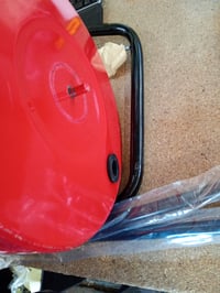Tăvălug pentru gazon Einhell GC-GR 57, lățime 57 cm, diametru 32 cm, 46 L, roșu – Produs utilizat, carcasă uzată și zgâriată (stare: vezi a 2-a imagine) 3
