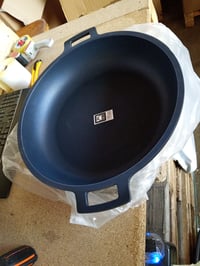 BRA Efficient alacsony lábas tapadásmentes bevonattal, fedő nélkül, 45 cm, öntött — hiányzó műanyag edényfogók (állapot: lásd a 2. képet) 3