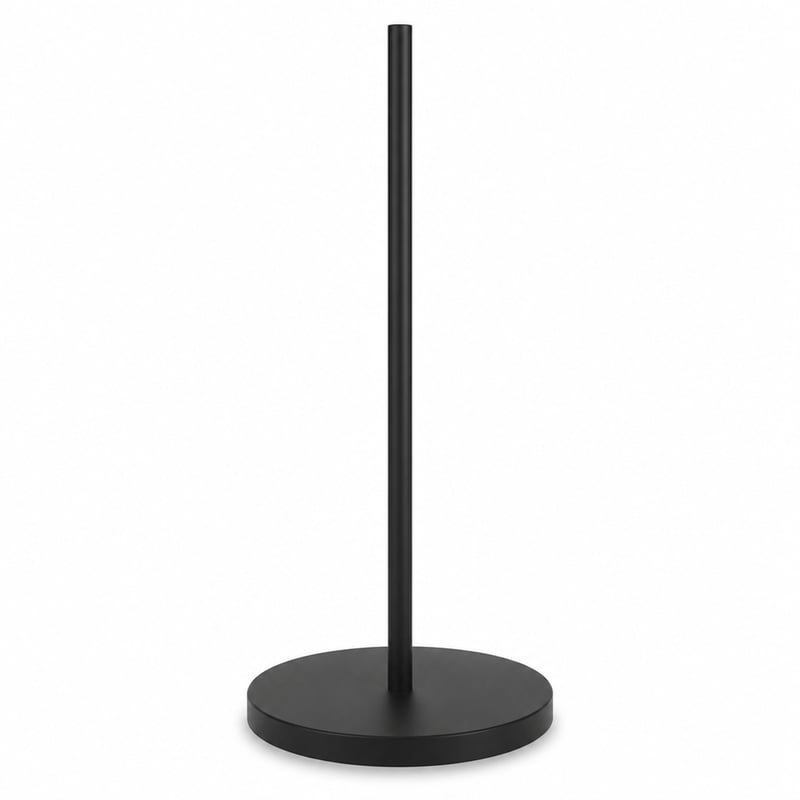 Stojan na lampu — BRILONER LED stojanová lampa s dotykovým ovládaním, plynule stmievateľná, s vymeniteľnou batériou, 126,5 cm, čierna, s káblom