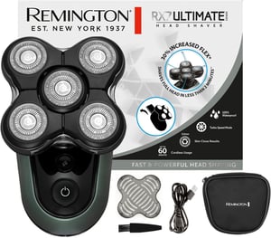 Remington XR1600 RX7 Ultimate Elektromos Fejborotva Férfiaknak – 5 Borotvafej, Turbó Mód, 0,2 mm — használt (állapot: lásd a 2. képet)