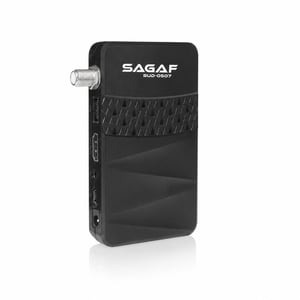 LEYF Sagaf SUD-0507 Mini Műholdvevő DVB-S2 Full HD 1080p Digitális Receiver HDTV USB ARD — távirányító nélkül (állapot: lásd a 2. képet)