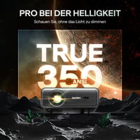 Aurzen D1 Pro Okos Projektor Full HD 1080P, 4K Támogatással, Dolby Audio, Automata Fókusz, 2x10W Hangszóró, WiFi, Bluetooth 5.2, Netflix Kom 12